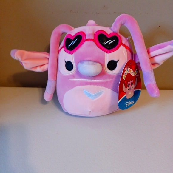 Disney Stitch x Squishmallow 6.5 valentines angel plush BNWT VHTF RARE - Picture 5 of 8